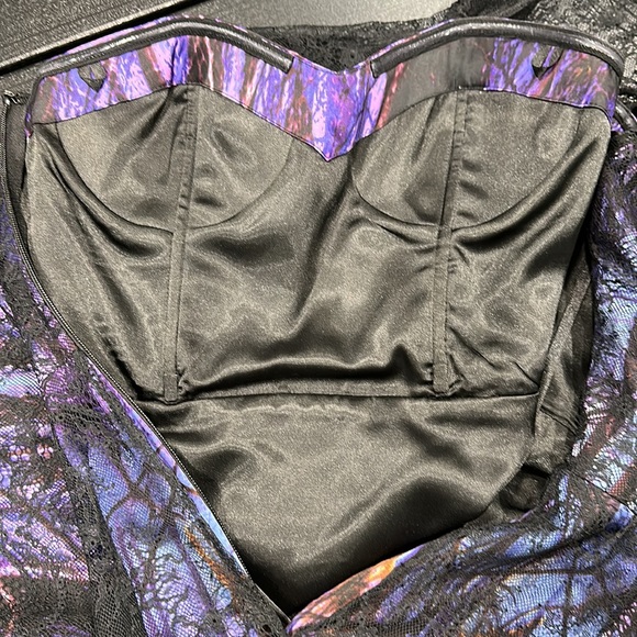 Bebe Lace Overlay Maxi Dress - 4 - Picture 8 of 16